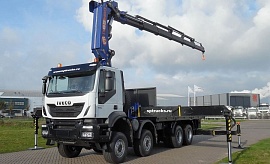 IVECO TRAKKER AD410T45 c КМУ(22т.)